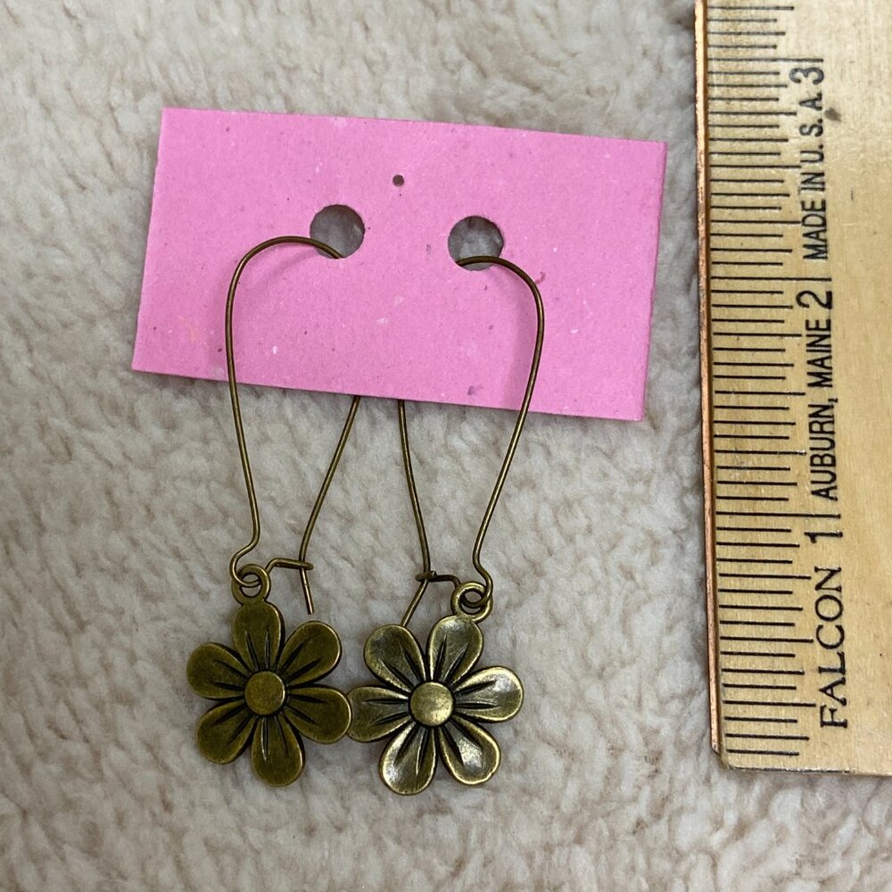 Flower Charm Earrings